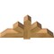 Ekena Millwork Kennewick Rough Sawn Timber Gable Bracket, Western Red Cedar, 48"W x 22"H x 6"D x 6"F, 11/12 Pitch GBW048X22X0606KEN00RWR - alternate 5